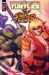 Image: Teenage Mutant Ninja Turtles vs. Street Fighter #4 (cover E incentive 1:50 - Beals) - IDW
