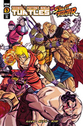 Image: Teenage Mutant Ninja Turtles vs. Street Fighter #5 (cover D incentive 1:25 - Federici) - IDW Publishing