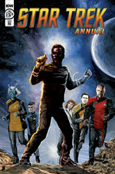 Image: Star Trek Annual 2023  (cover E incentive 1:25 - Woodward) - IDW Publishing
