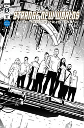 Image: Star Trek: Strange New Worlds - The Scorpius Run #5 (cover D incentive 1:10 - Hernandez B&W) - IDW Publishing