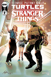 Image: Teenage Mutant Ninja Turtles x Stranger Things #1 (cover F incentive 1:50 - Albuquerque) - IDW Publishing