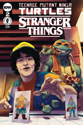 Image: Teenage Mutant Ninja Turtles x Stranger Things #2 (cover D - Gorham) - IDW