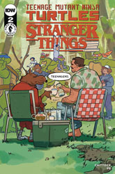 Image: Teenage Mutant Ninja Turtles x Stranger Things #2 (cover I incentive 1:500 - Henderson) - IDW