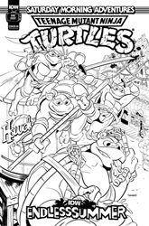 Image: IDW Endless Summer - TMNT Saturday Morning Adventures  (cover C incentive 1:10 - Cb) - IDW
