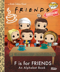 Image: Funko Little Golden Book: F Is for Friends HC  - Golden Books