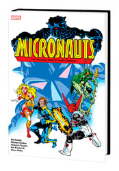 Image: Micronauts Original Marvel Years Omnibus Vol. 01 HC  (variant DM cover - Golden) - Marvel Comics