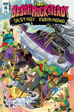 Image: TMNT: Bebop & Rocksteady Destroy Everything #4 (subscription cover - Ben Bates)  [2016] - IDW Publishing