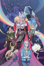 Image: Mighty Thor #8 (variant cover - Sauvage Story Thus Far) - Marvel Comics