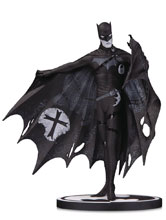 Image: Batman Black & White Statue: Batman by Gerard Way  - DC Comics