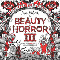 Image: Beauty of Horror Goregeous Coloring Book Vol. 03: Haunted Playgrounds SC  - IDW Publishing