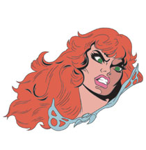 Image: Red Sonja by Frank Thorne Enamel Pin  - Dynamite