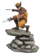 Image: Marvel Gallery PVC Diorama: Wolverine  (Brown Costume) - Diamond Select Toys LLC