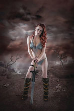 Image: Red Sonja: Birth of the She-Devil #1 (incentive cover - Cosplay virgin) (30-copy) - Dynamite