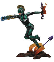 Image: Marvel Gallery PVC Diorama: Starforce Captain Marvel  - Diamond Select Toys LLC