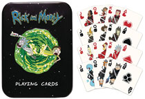 Image: Rick & Morty Playing Cards Tin  - Usaopoly