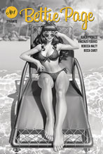 Image: Bettie Page Vol. 03 #1 (incentive 1:25 cover - Yoon B&W) - Dynamite