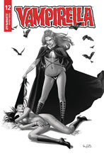 Image: Vampirella Vol. 05 #12 (incentive 1:20 cover - Gunduz B&W) - Dynamite