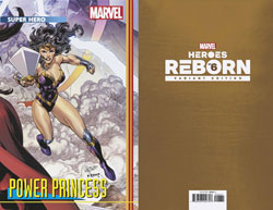 Image: Heroes Reborn #6 (Power Princess Super Hero variant cover - Bagley) - Marvel Comics