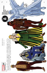Image: Marauders #21 (Gala) (variant Character Design cover - Lolli) - Marvel Comics