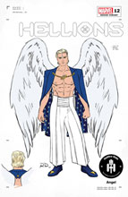 Image: Hellions #12 (incentive 1:50 Design cover Angel - Dauterman) - Marvel Comics