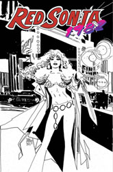 Image: Red Sonja 1982  (incentive 1:10 cover - Dani line art) - Dynamite