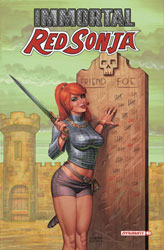 Image: Immortal Red Sonja #3 (cover C - Linsner) - Dynamite