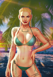 Image: GFT Presents: Swimsuit Edition 2022 One-Shot  (cover D - Santacruz) - Zenescope Entertainment Inc