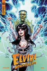 Image: Elvira in Monsterland #2 (cover B - Royle) - Dynamite
