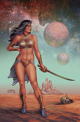 Image: Dejah Thoris Vol. 04 #4 (cover O - Linsner Ltd virgin) - Dynamite