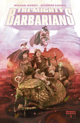 Image: Mighty Barbarians #3 (cover C - Bufi) - Ablaze Publishing