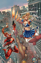 Image: Cinderella vs. Queen of Hearts #3 (cover B - Tarragona) - Zenescope Entertainment Inc