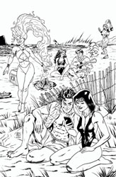 Image: Titans #2 (cover E cardstock Swimsuit - Joe Quinones) - DC Comics