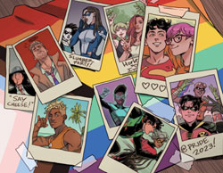 Image: DC Pride 2023 #1 (cover B cardstock wraparound - Gabriel Picolo) - DC Comics
