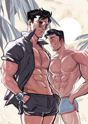 Image: Batman / Superman: World's Finest #16 (cover D cardstock Swimsuit - Babs Tarr) - DC Comics