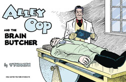 Image: Alley Oop and the Brain Butcher SC  - Manuscript Press