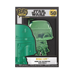 Image: Loungefly Pop! Pin: Star Wars: Dark Side - Boba Fett  (Neon) - Funko