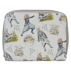 Image: Star Wars Funko Zipper Wallet: Ahsoka All-Over-Print  - Funko