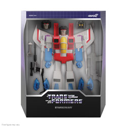 Image: Transformers Ultimates W4 Action Figure: Starscream  - Super7