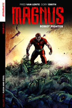 Image: Magnus: Robot Fighter Vol. 01: Flesh & Steel SC  - Dynamite