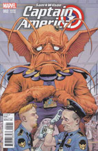 Image: Captain America: Sam Wilson #2 (Moore Kirby Monster variant cover - 00221) - Marvel Comics