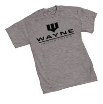 Image: Batman T-Shirt: Wayne Industries Logo  (S) - Graphitti Designs