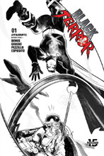 Image: Black Terror Vol. 02 #1 (incentive 1:40 cover - Henderson B&W) - Dynamite