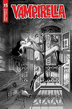 Image: Vampirella Vol. 05 #15 (incentive 1:20 cover - Gunduz B&W) - Dynamite