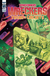 Image: Transformers: Wreckers - Tread & Circuits #1 (cover B - Malkova) - IDW Publishing