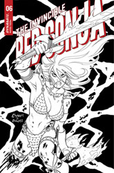 Image: Invincible Red Sonja #6 (cover G incentive 1:15 - Conner B&W) - Dynamite