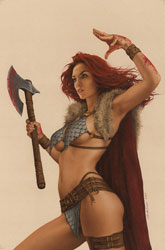 Image: Invincible Red Sonja #6 (cover M - Celina virgin) - Dynamite