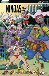 Image: Ninjas & Robots #12 (cover A - Klaus) - Keenspot Entertainment