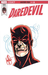 Image: Daredevil #595 (variant Blank cover - Haeser Daredevil sketch) - Dynamic Forces