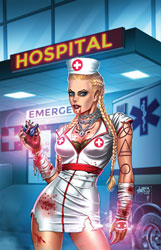 Image: Grimm Fairy Tales Presents: Horror Pinup 2022  (cover A - Reyes) - Zenescope Entertainment Inc