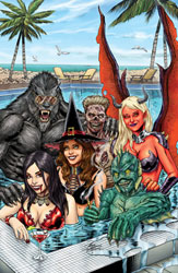 Image: Grimm Universe Presents Quarterly: Halloween  (cover B - Vitorino) - Zenescope Entertainment Inc